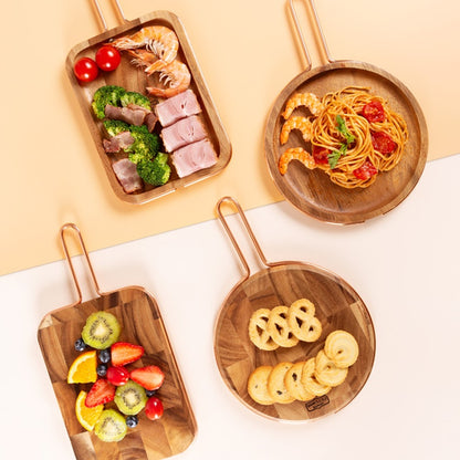 Solid wood steak cutting board