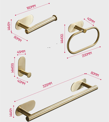 Single Bar Towel Rack Bathroom