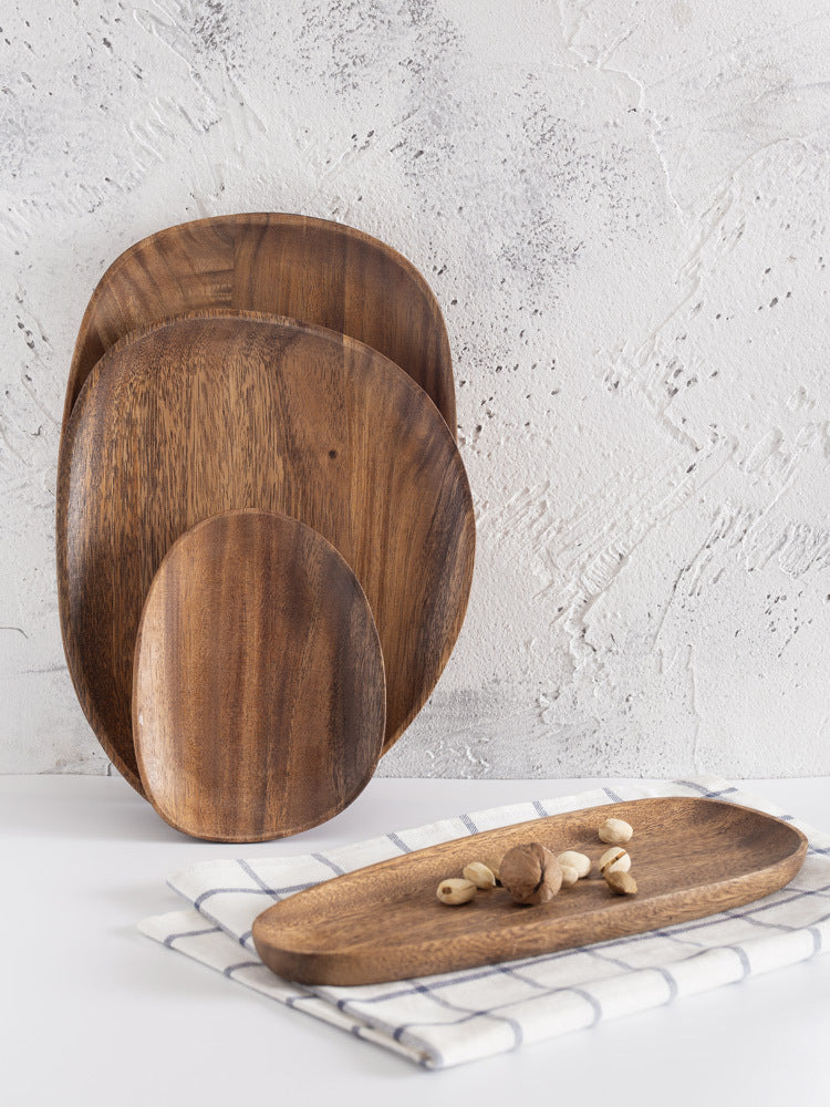 Rustic Wood Serveware Set