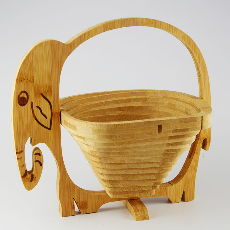 Bamboo Folding Fruit Basket