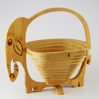 Bamboo Folding Fruit Basket