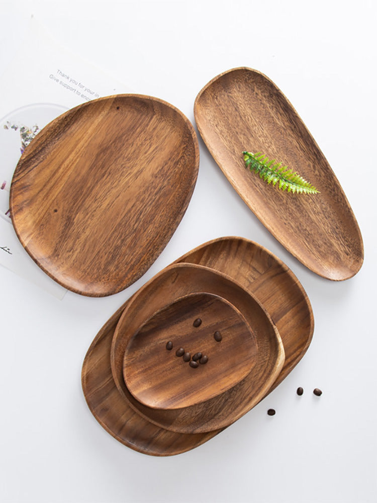 Rustic Wood Serveware Set