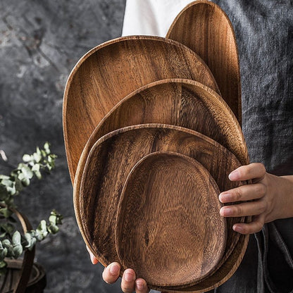 Rustic Wood Serveware Set