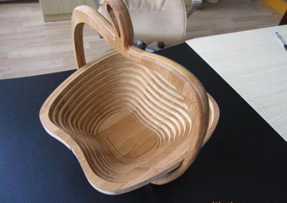 Bamboo Folding Fruit Basket
