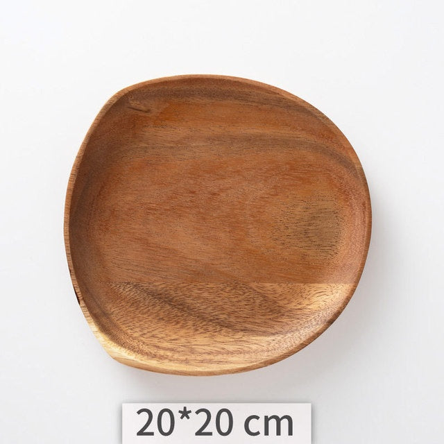 Rustic Wood Serveware Set