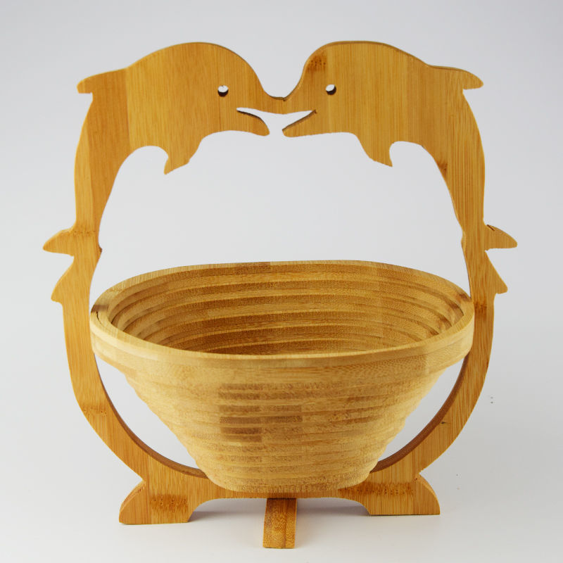 Bamboo Folding Fruit Basket