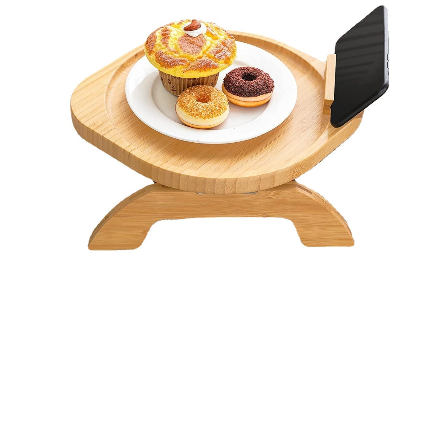 Bamboo Sofa Tray Portable Folding
